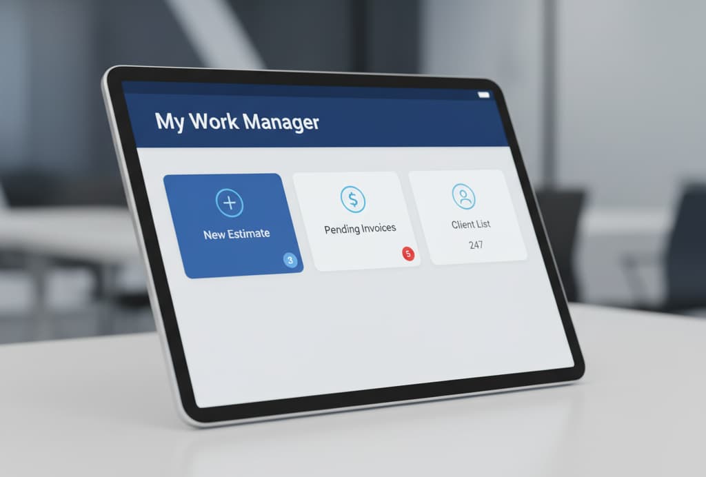 My Work Manager App Interface
