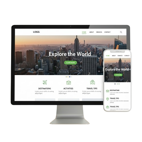 Man in colorful shirt enjoying the water