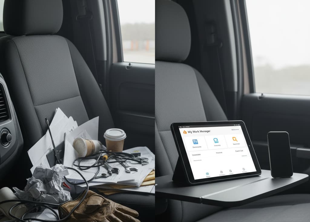 A happy business owner relaxing while a team builds their website.